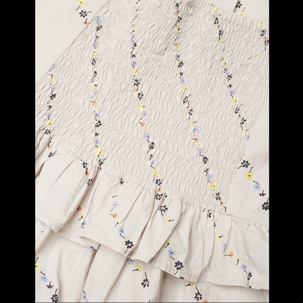 NWT Ganni Printed Cotton Poplin Dress In Vapor… - Picture 15 of 16